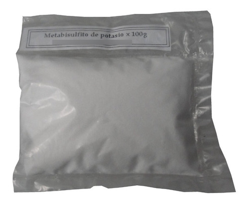 Metabisulfito De Potasio X 100g