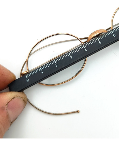 Anteojos Lentes Impertinentes Enchapados Oro (m1) - Moda (Usado)