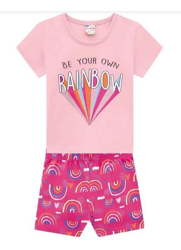 Imagem 2 de 2 de Conjunto Infantil Menina Brandili Be Your Own