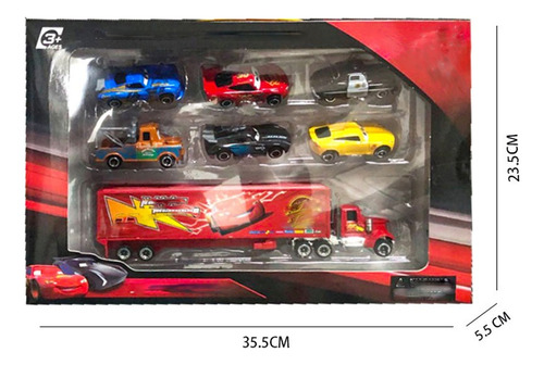 Pack 7 Autos Modelo De Coche De Juguete