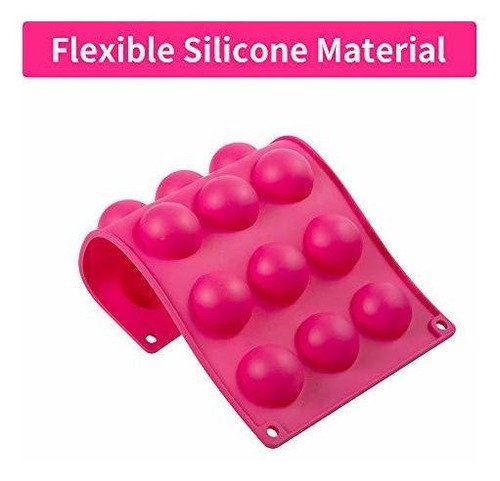 Moldes Para Dulces De Chocolate Redondos Color Rosado