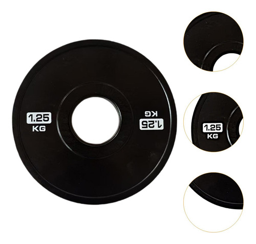 Las Placas De Cambio Se Ajustan A Las Barras 1,25 Kg Negro