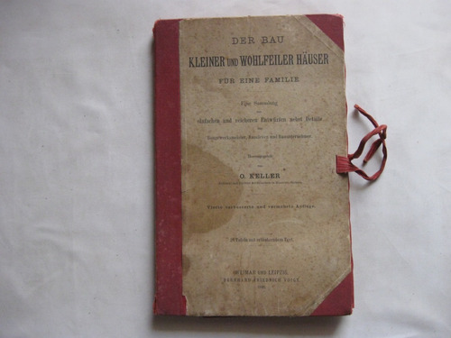 Construccion De Casa, Keller, En Aleman, 1898. Arquitectura