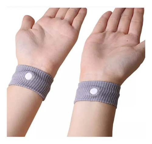 Par Pulseira Anti Enjoo E Náusea ,com Ponto De Pressão.