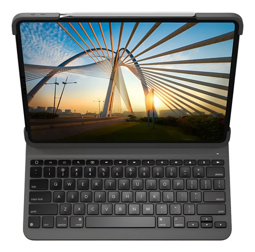 Teclado Funda Logitech Slim Folio Pro Ipad 12.9 (3,4,gen) Negro