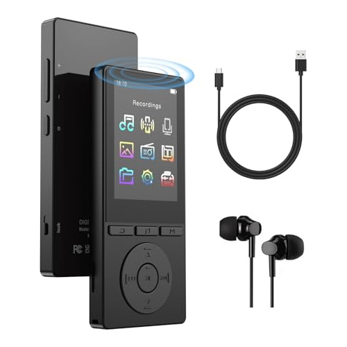 Reproductor Mp3 De 32 Gb Con Bluetooth 5.0, Bpwcm