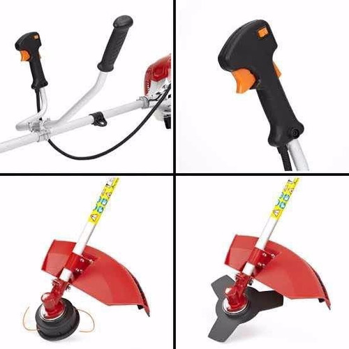 Roçadeira Profissional A Gasolina 63cc + 2 Brindes + Frete!!