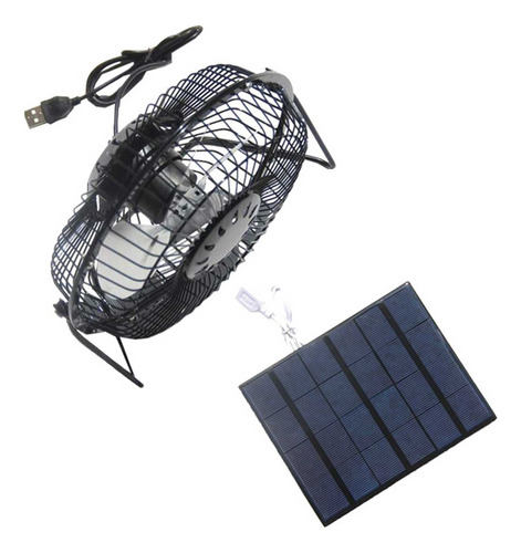 Kit De Extractor De Aire Con Energía Solar Para Gallineros,