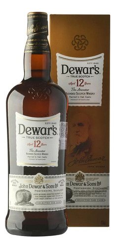 Dewars Whisky 12 Años 750 Ml 