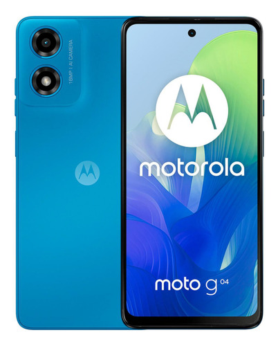 Motorola Moto G04 128gb 4gb Ram 4glte Azul Celular Barato Gama Media Telefono Barato Nuevo Y Sellado De Fabrica