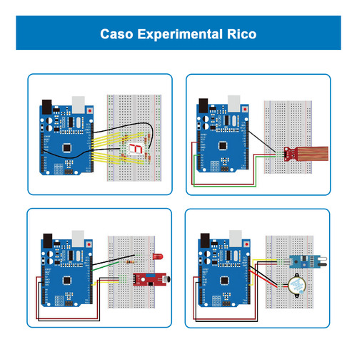 Kit Básico Iniciação Uno R3 Para Arduino Ide Com Tutorial