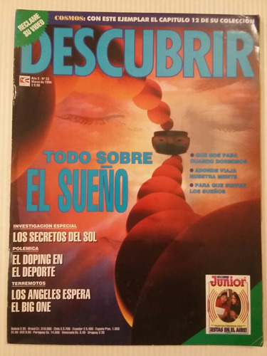 Descubrir. No. 33. Marzo De 1994.