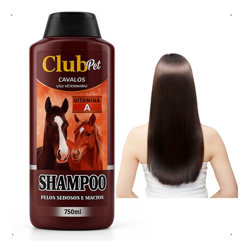 Shampoo Fortalecedor Para Cavalos Todas As Idades Vitamina A