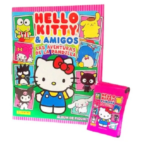 Album + Pack 10 Sobres Figuritas Panini Hello Cc HELLO KITTY & AMIGOS