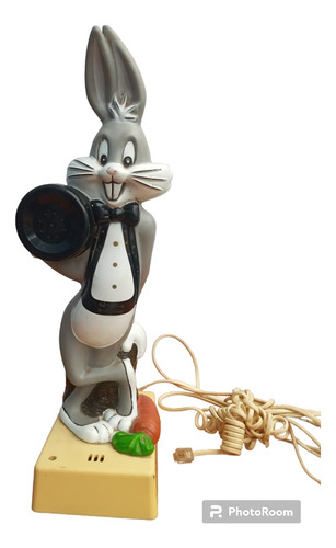 Teléfono Antiguo De Bugs Bunny! Coleccionable 