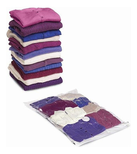 10 Sacos Á Vacuo Organizador Cobertor Edredom Roupas 98x68