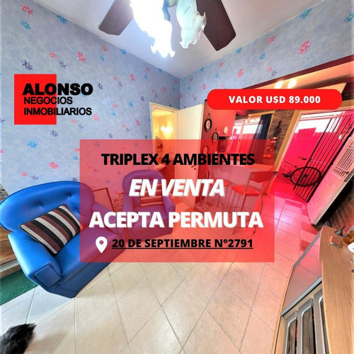 Imagen 1 de 24 de Oportunidad - Retasado - Triplex De 4 Amb En Excelente Ubi