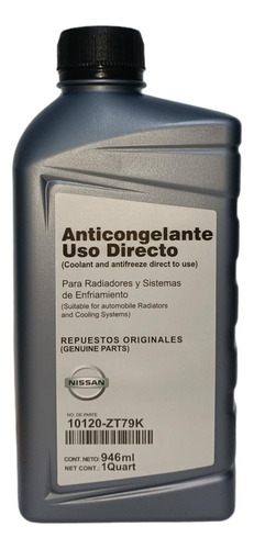 Nissan Anticongelante 100% Original 1lt