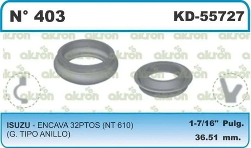 Kit De Cilindro De Freno Para Encava 32 Ptos Nt610