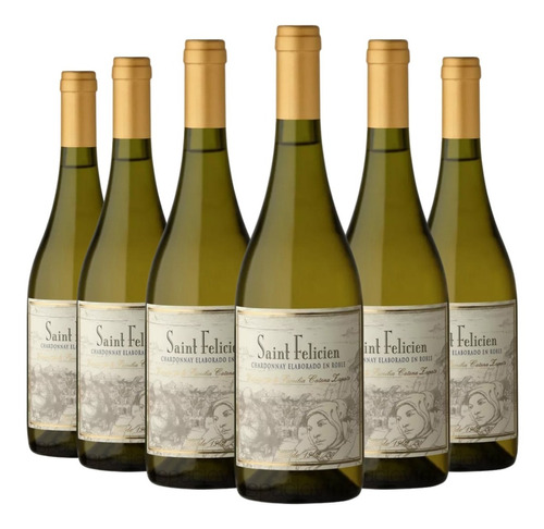 Vino Saint Felicien Chardonnay Roble Caja X 6 X 750ml. 