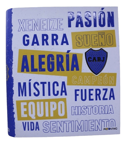 Carpetas Escolar A4 Club Boca Juniors Cabj Escudo Futbol