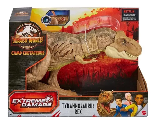 Jurassic World Tiranossauro Rex 56cm Morde Ataca Mattel