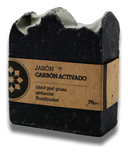 Jabón Carbón Para Piel Grasa 100 Grs