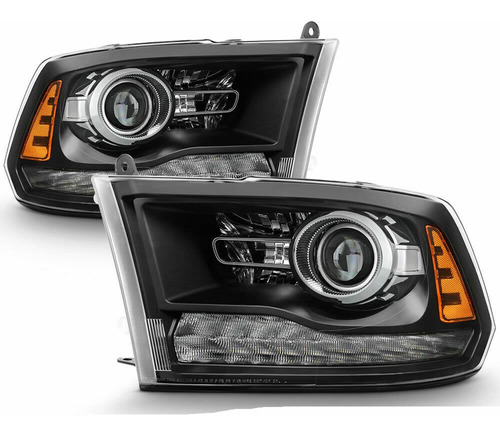 Faros 2009-2018 Dodge Ram 1500 10-18 2500 3500 Led 