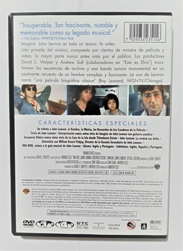 Imagine Dvd John Lennon (Usado)