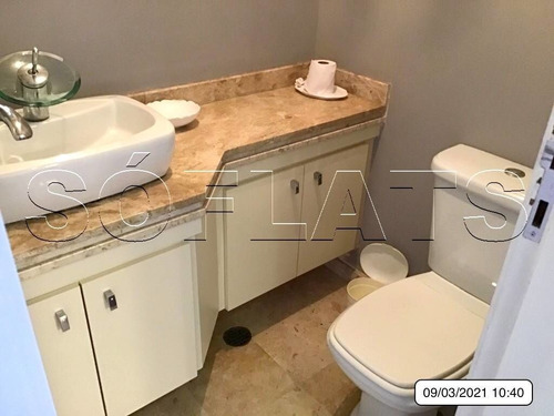 Imagem 13 de 15 de Flat Alto Padrão Em Moema, Com 03 Dorms - Sf34439