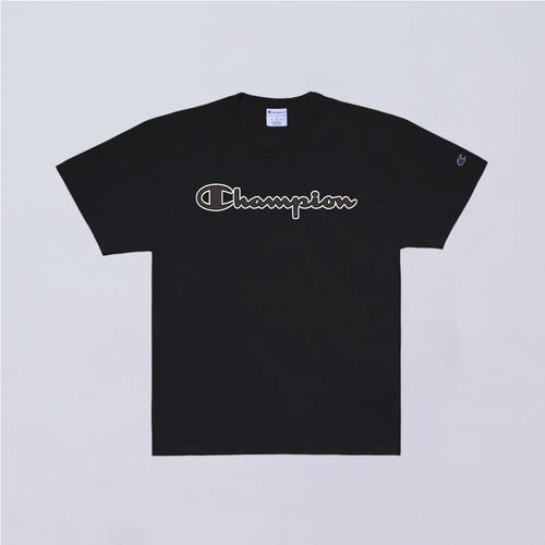 Camiseta Champion Lev Mc Script Metal Black - 124121.black