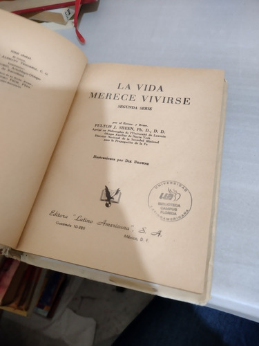 La Vida Merece Vivirse Fulton J Sheen Rp49