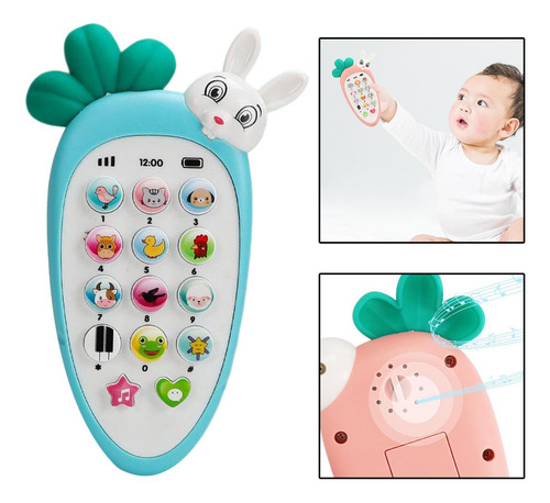 4 Teléfono De Juguete Para Bebés Teléfono Inteligente