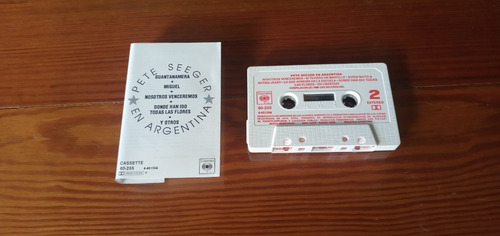 Pete Seeger - En Argentina - Cassette (nuevo)