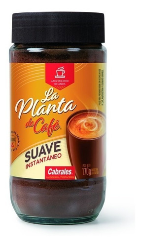 Café Instantáneo Cabrales La Planta Suave Frasco 170 Gr