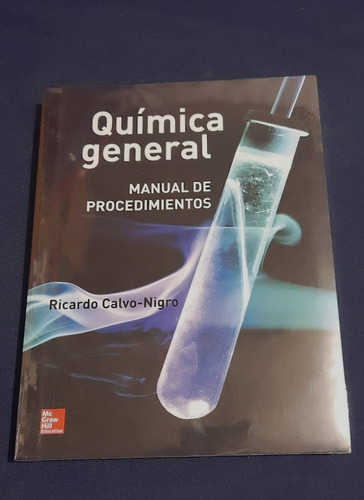 Quimica General Manual De Procedimientos  Ricardo Calvo-nigr