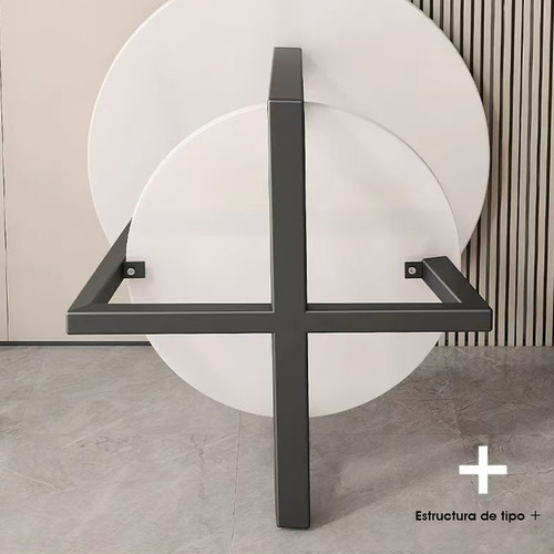 Mesa Redonda De Madera Estilo Mesa De Centro Minimalista