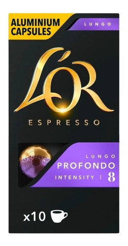 Capsulas Nespresso Compatibles Lungo L`or X10 Francia