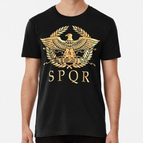Remera Spqr- Emblema De Águila Estándar Del Imperio Romano E