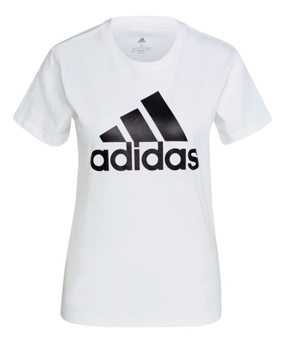 Remera adidas Loungewear Blanco De Dama