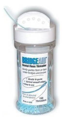 Bridgeaid Botella Enhebradora De Hilo Dental 150, Paquete De