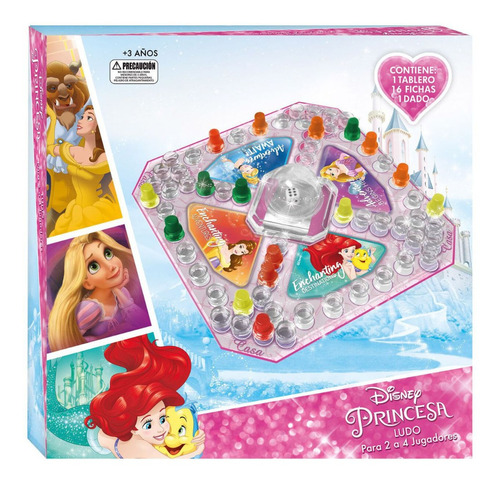 Juego De Mesa  Ludo Princesas Disney