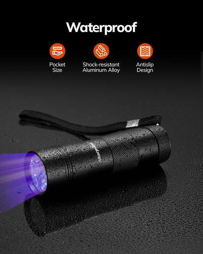 Morpilot Blacklight Linternas Uv Linterna,12 Led 395n...