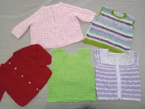 Comprar Lote 5 Chalecos Y Sweaters Tejidos De Nena Talle 3\u002F4 Años 