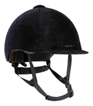 Comprar Casco Negro Terciopelo Para Equitación Raíd Enduro Fouganza