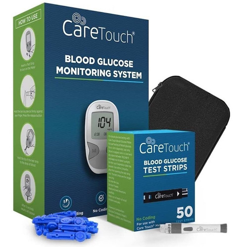 Glucómetros  Kit De Prueba De Diabetes Care Touch 50 Tiras