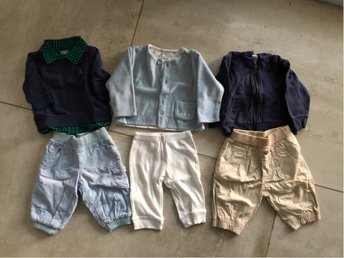 Combo Ropa Bebe 3-6-9 Meses Gap Carters Uniqlo Baby C X 6