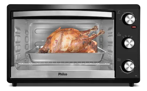 Forno Elétrico Philco 44L Preto Dupla Resistência PFE44P 127V