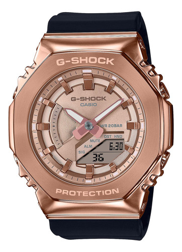 Reloj G-shock Gm-s2100pg-1a4 Resina/acero Mujer Oro Rosa