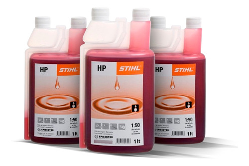 Pack X3 Aceite Stihl 2t Para Mezcla Con Combustible 1l